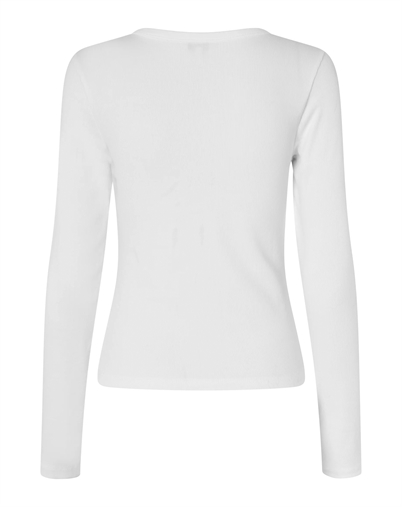 Mbym - Otis Langærmet Trøje - White 